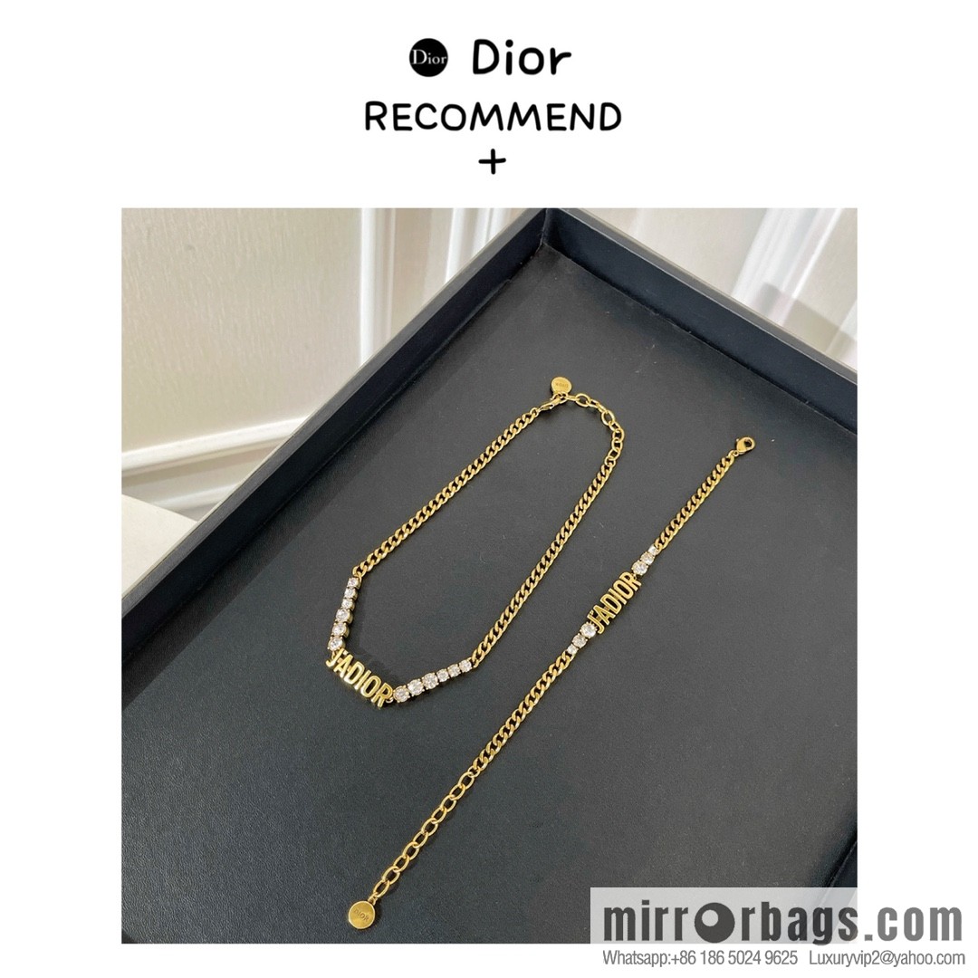 New ☑️ Dior JADIOR necklace bracelet