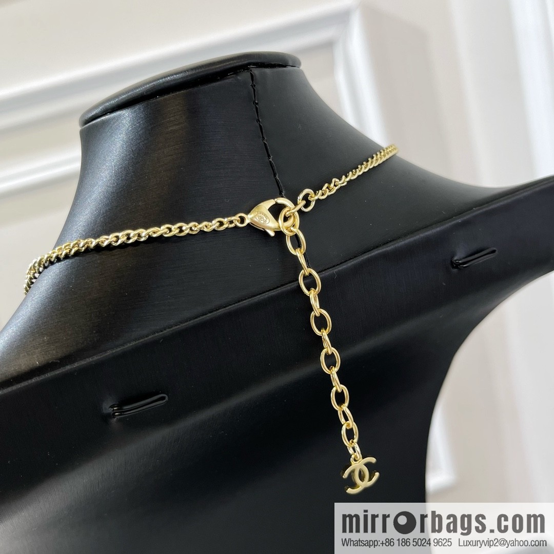 New ☑️ Chanel Double C Conical Pearl Necklace