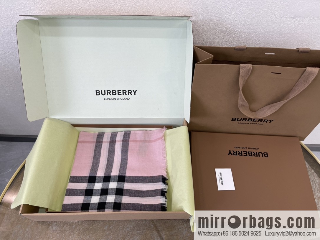 Burberry Burberry Thin Silk Hair Classic Long Towel