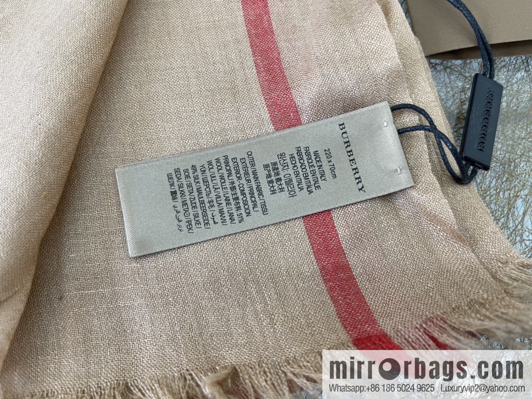 Burberry Burberry Thin Silk Hair Classic Long Towel