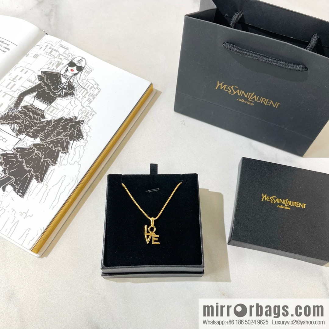 Saint Laurent YSL LOVE necklace