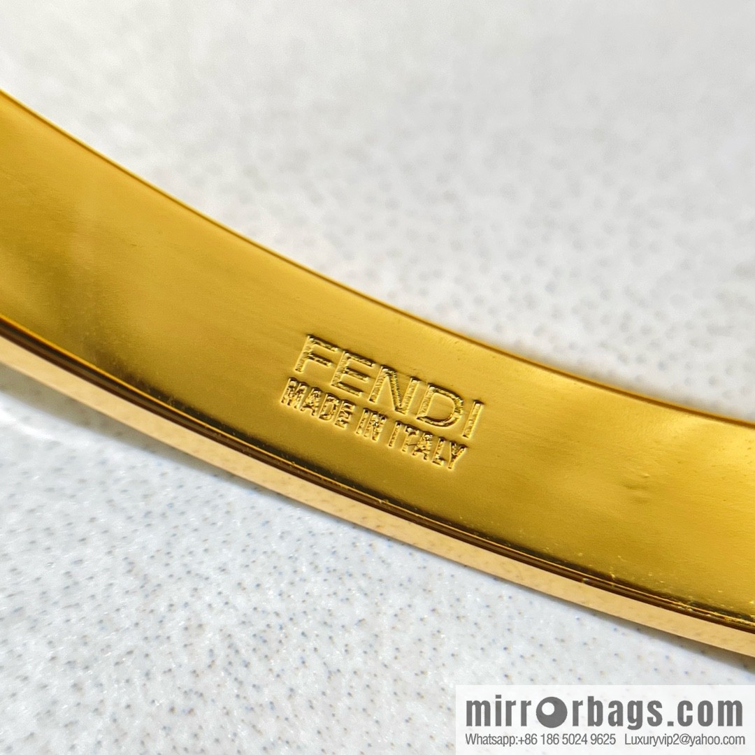 Fendi FF gold bracelet