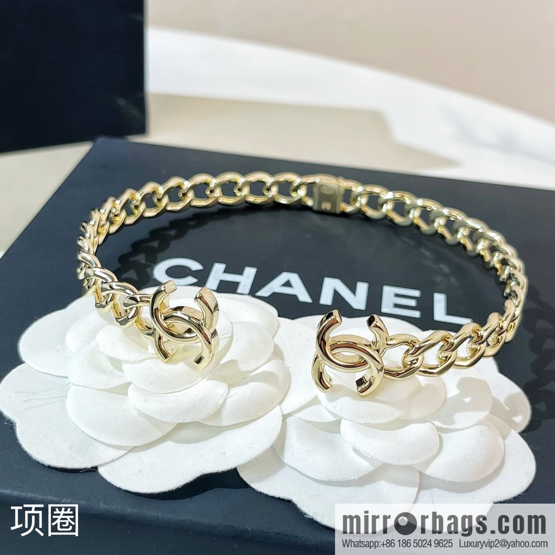 New ☑️ Chanel double c smooth open choker necklace