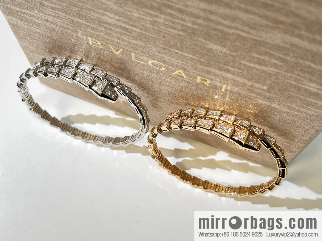 BVLGARI Bulgari Full Diamond Snake Bone Bracelet Bracelet