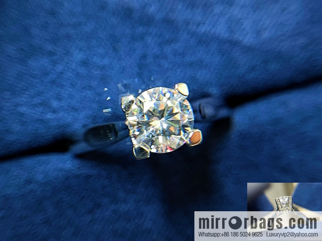Harry Winston HW Full Diamond W Diamond Ring Diamond Ring