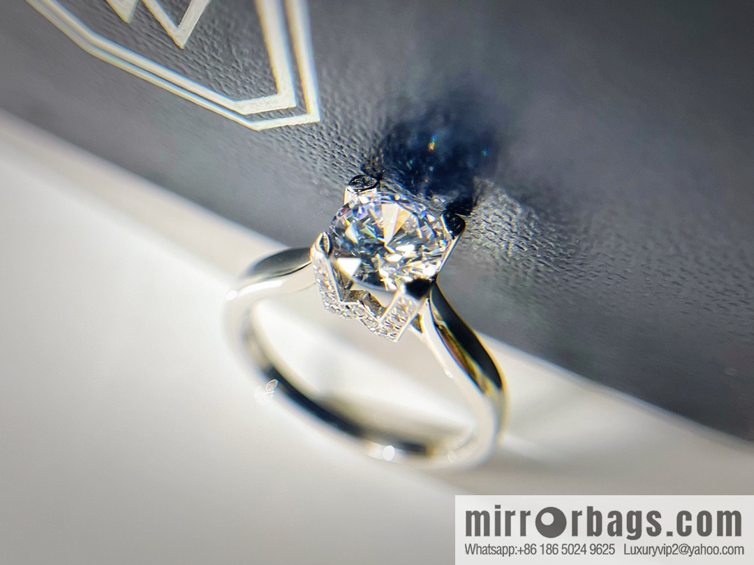 Harry Winston HW Full Diamond W Diamond Ring Diamond Ring