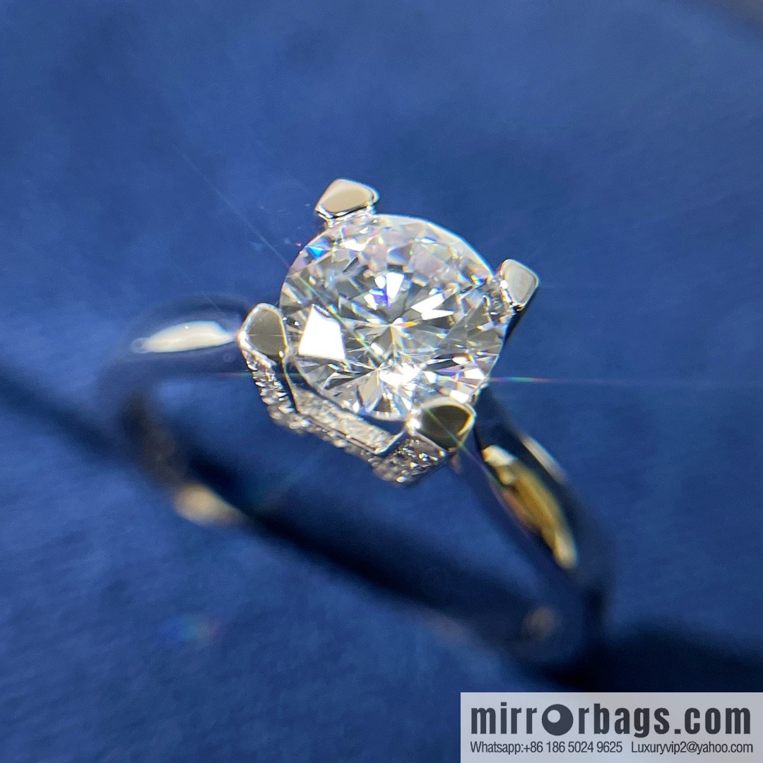 Harry Winston HW Full Diamond W Diamond Ring Diamond Ring