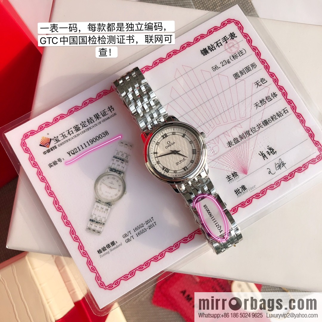 Original order hard goods! OMEGA Omega π Diamond Watch