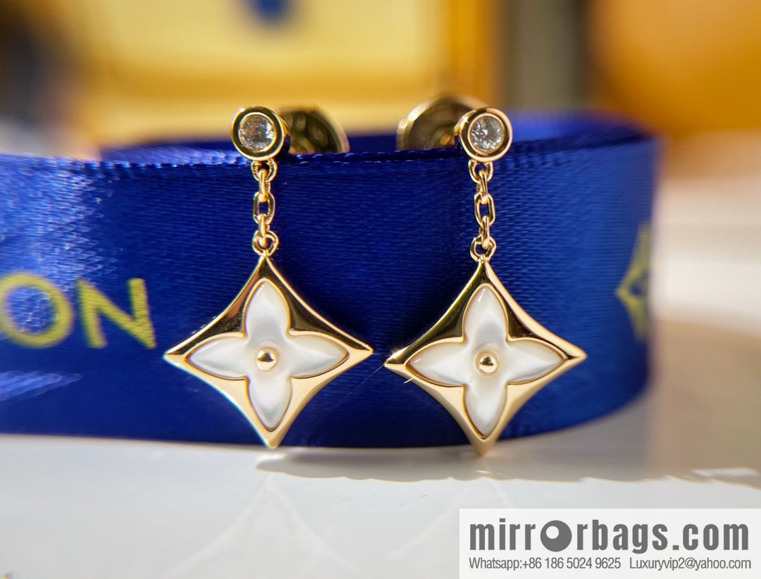 Louis Vuitton Louis Vuitton lv diamond fritillary earrings