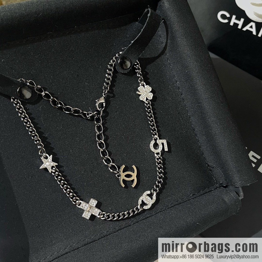 New ☑️ Chanel choker gun black necklace