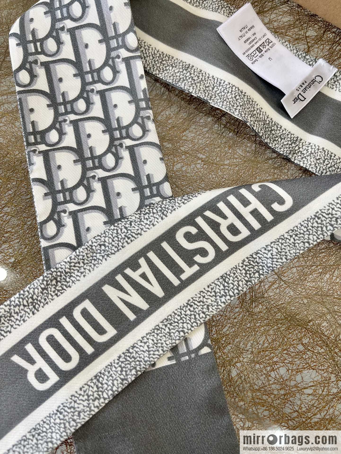 Dior Mitzah Twilly Silk Scarf