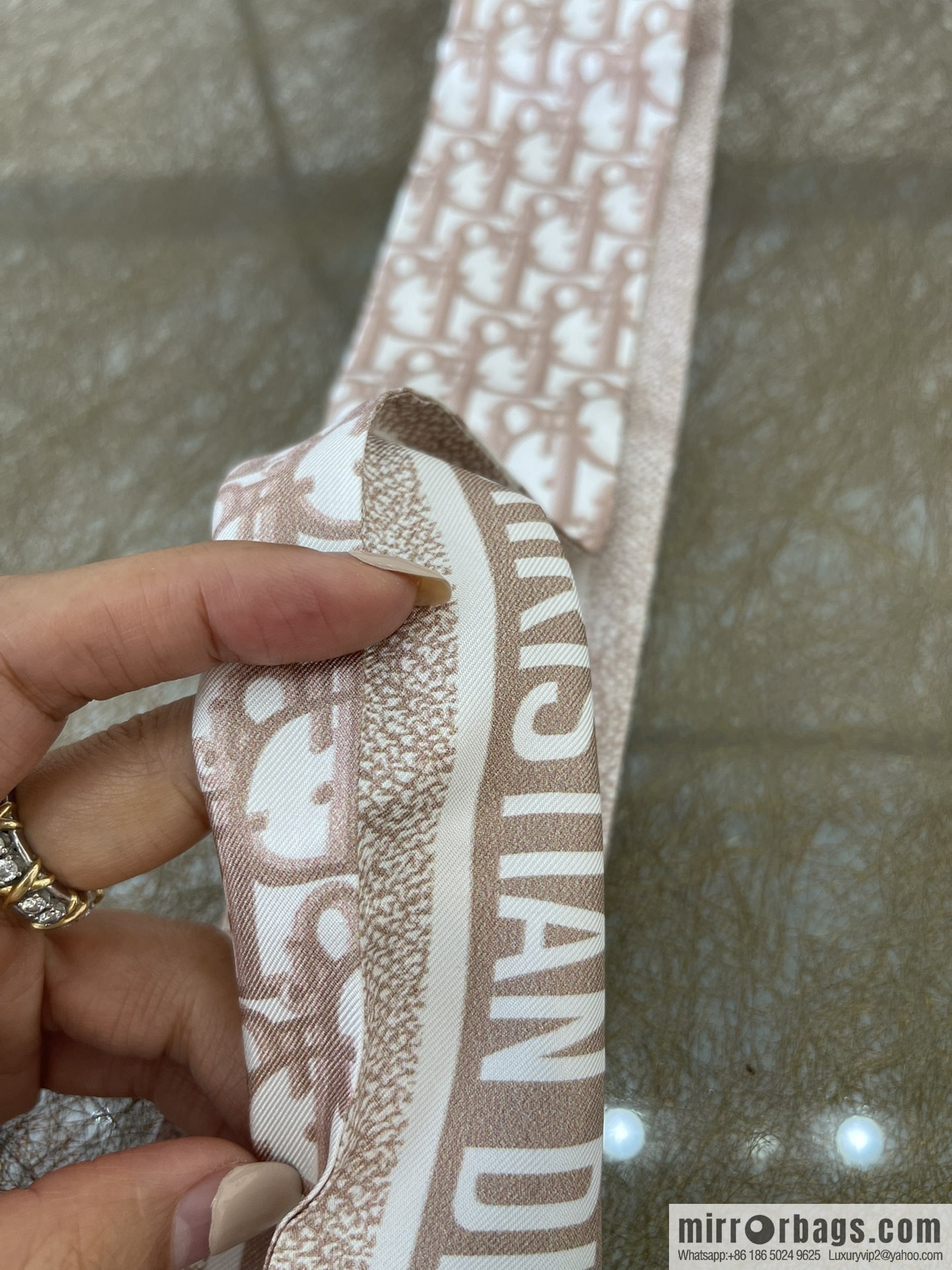 Dior Mitzah Twilly Silk Scarf