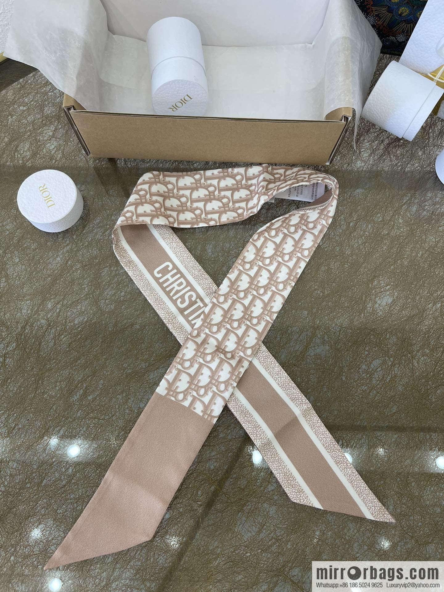 Dior Mitzah Twilly Silk Scarf