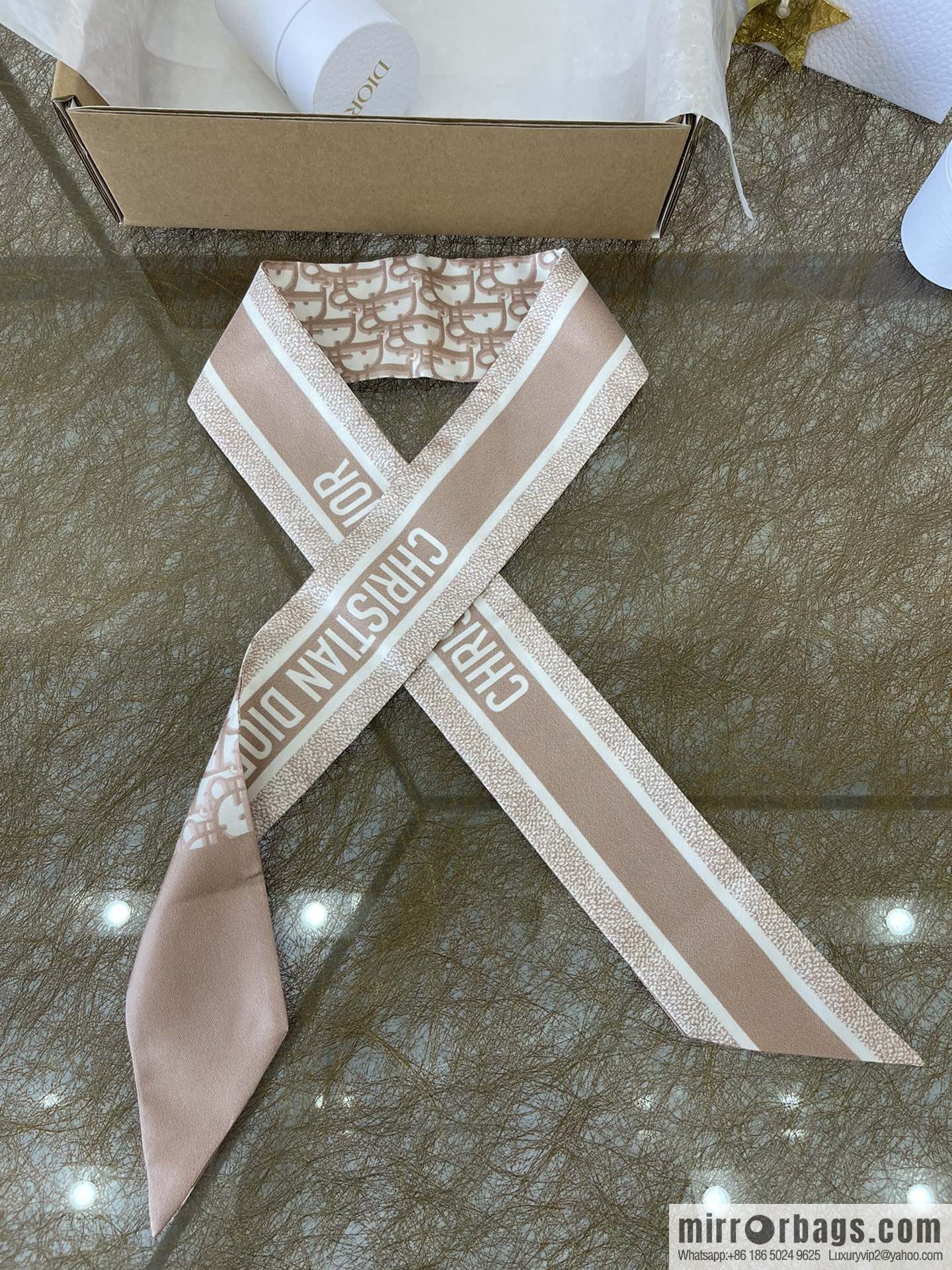 Dior Mitzah Twilly Silk Scarf