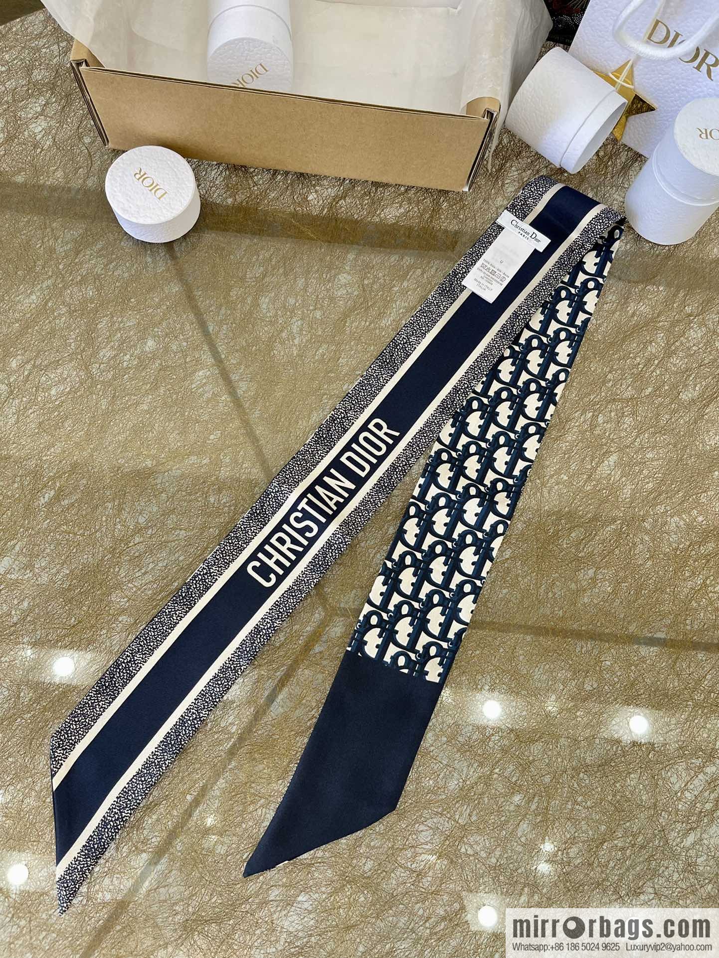 Dior Mitzah Twilly Silk Scarf
