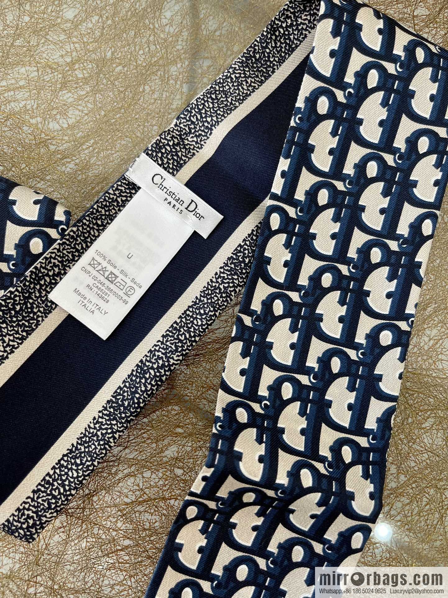 Dior Mitzah Twilly Silk Scarf