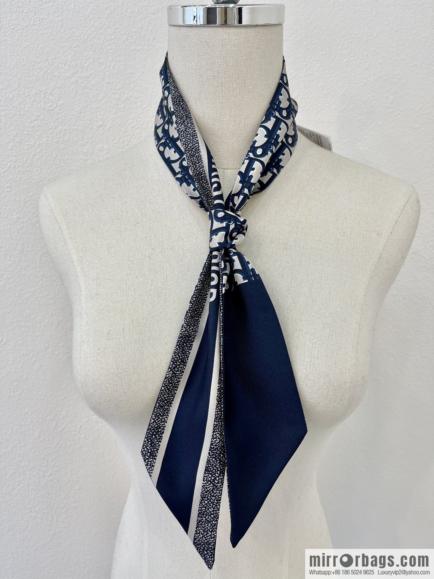 Dior Mitzah Twilly Silk Scarf