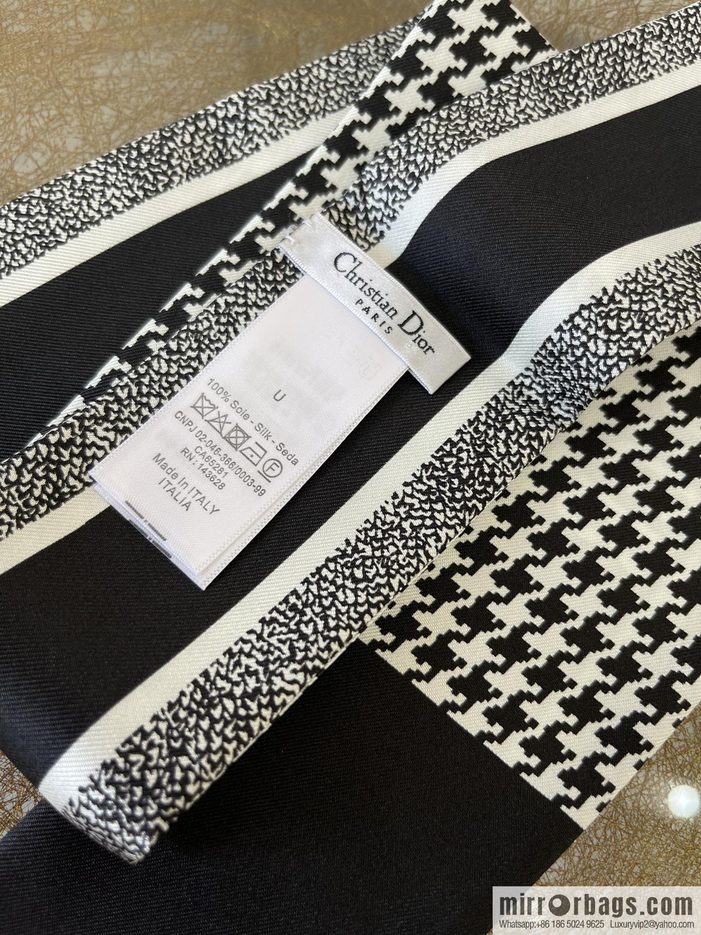 Dior Mitzah Twilly Silk Scarf