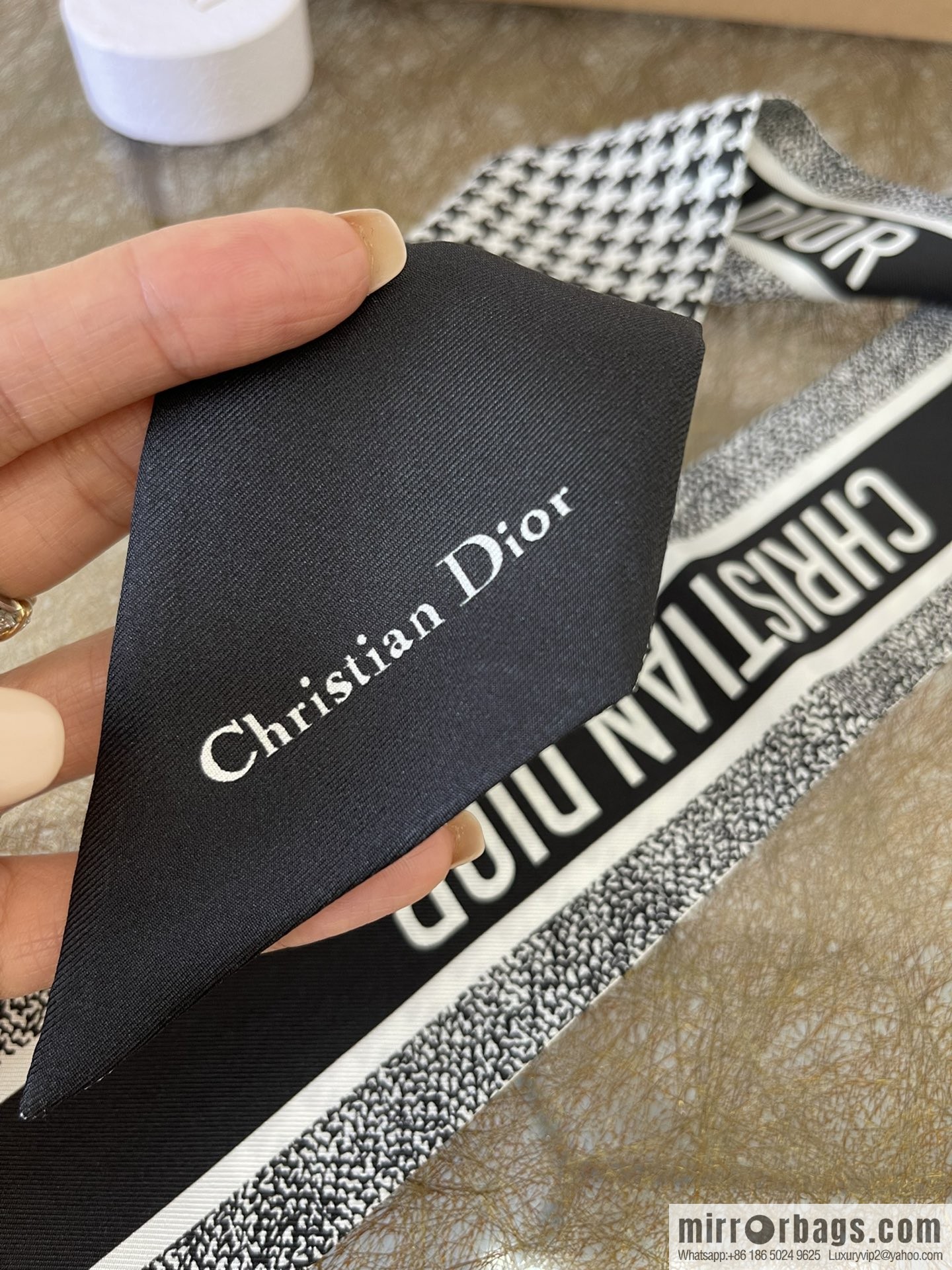 Dior Mitzah Twilly Silk Scarf