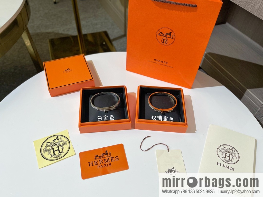Hermès HERMES Kelly full diamond bracelet bracelet