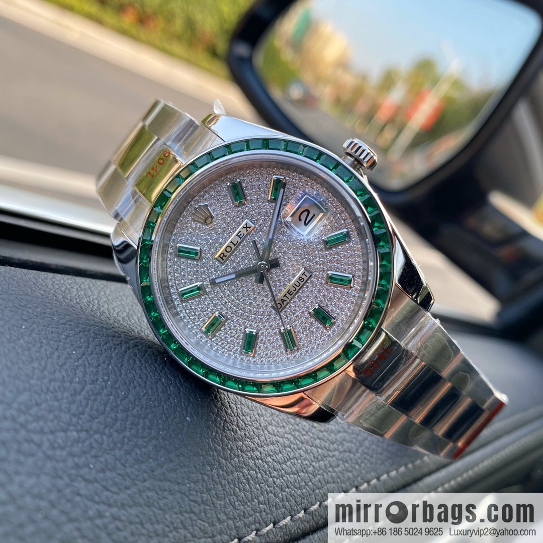 TW's new product has once again launched the heroic DATEJUST series - a special watch with a log-type dense diamond surface