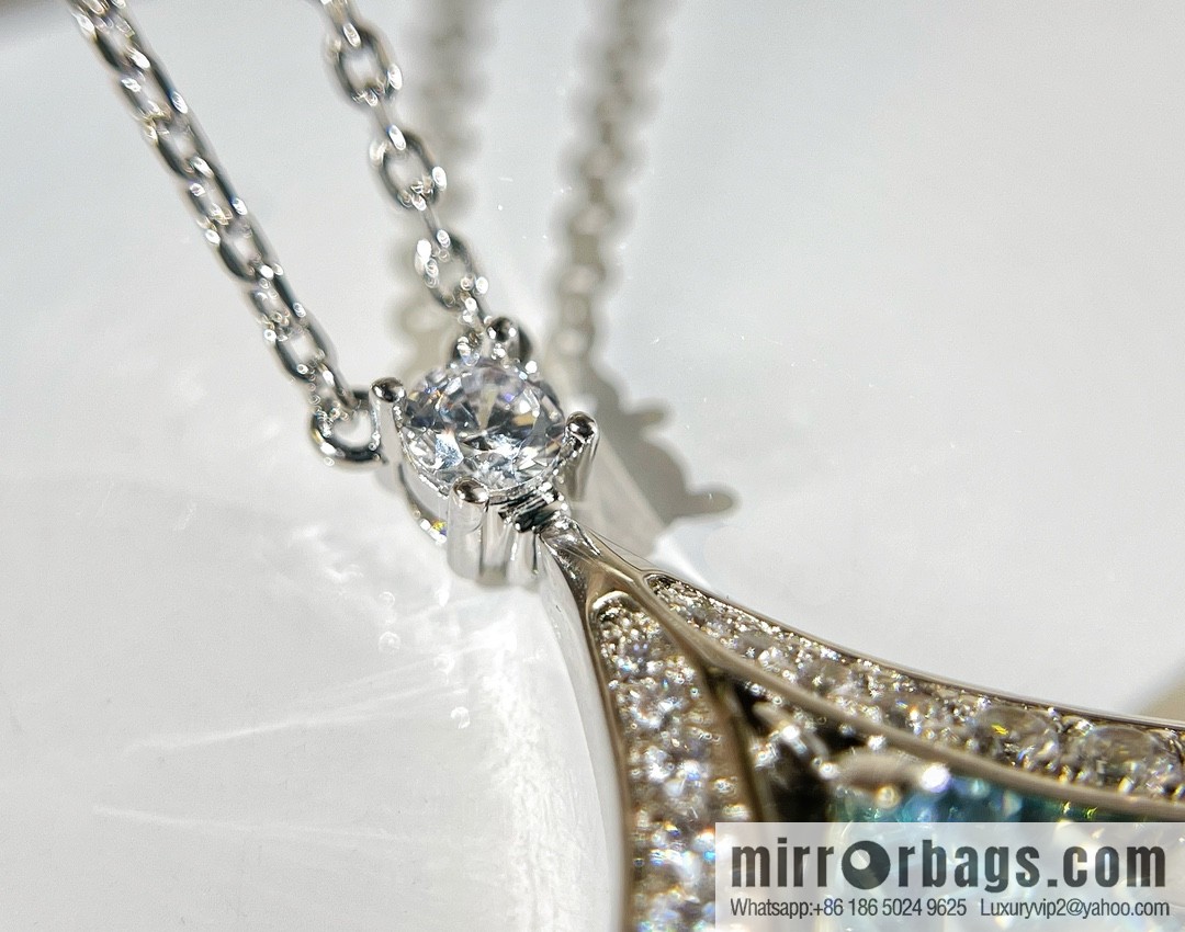 BVLGARI Bulgari new DIVAS 'DREAM sapphire fan necklace