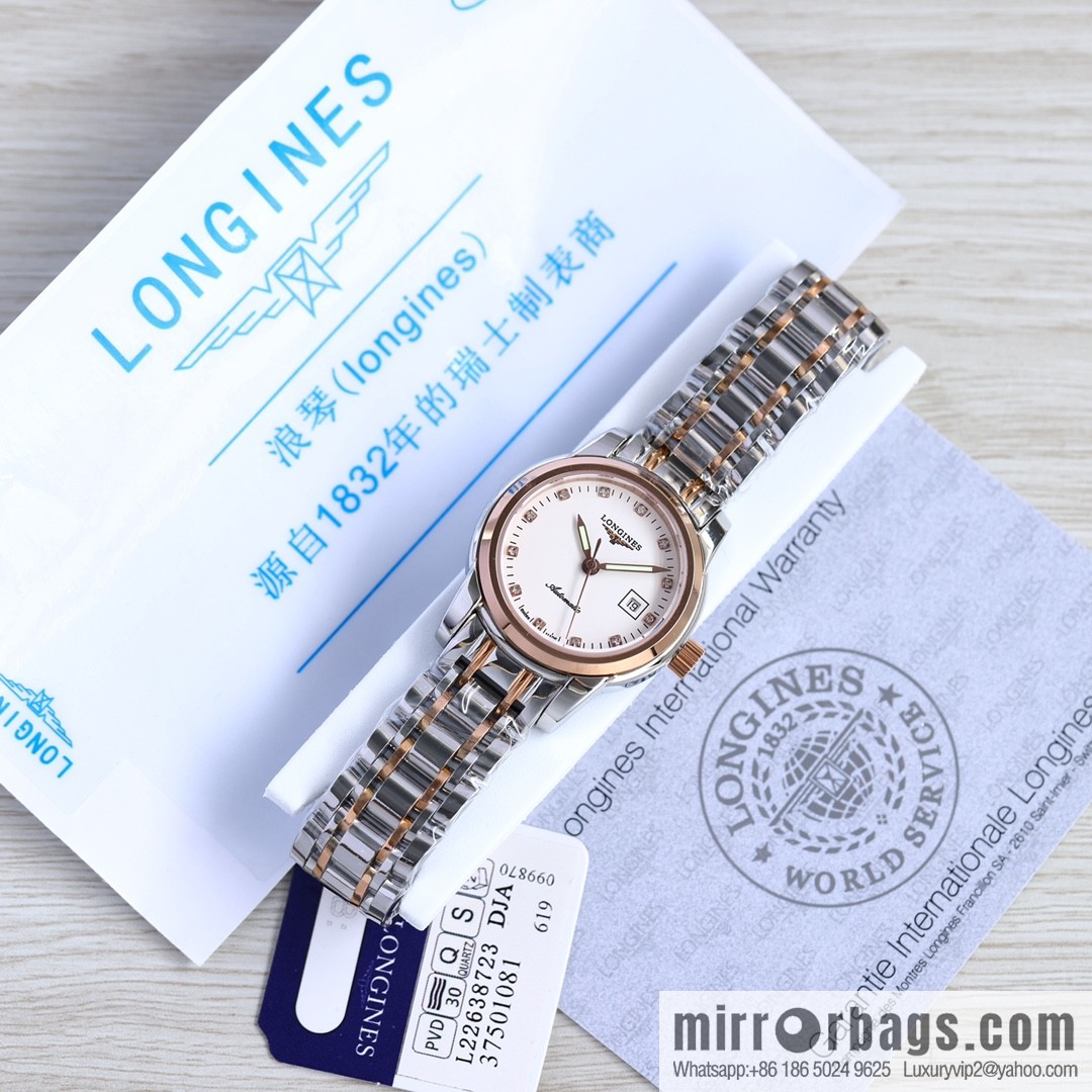 New version: LONGINES/LONGINES-SOYMIA series L4, 263.3-7, mechanical women's watches.