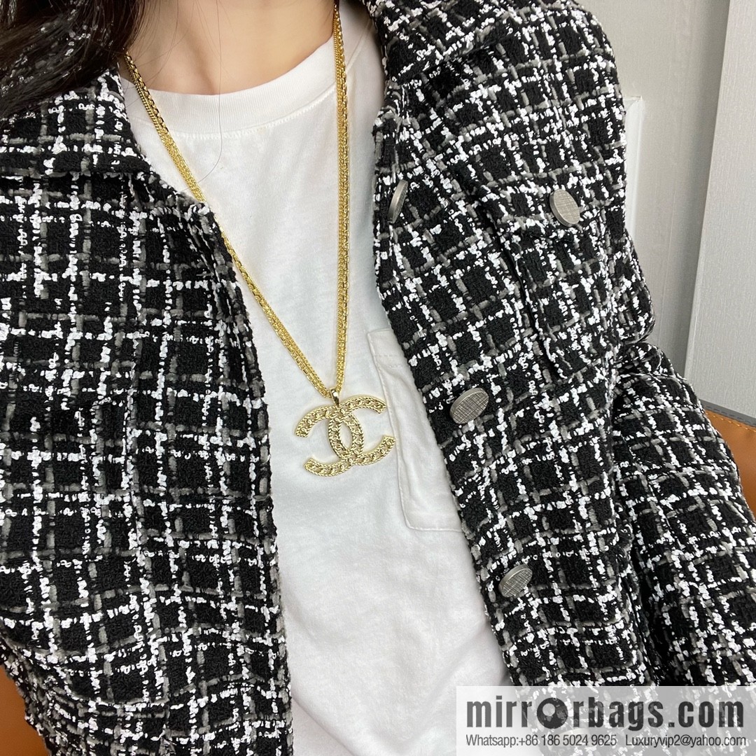 New ☑️ Chanel double layer double c cut-out necklace
