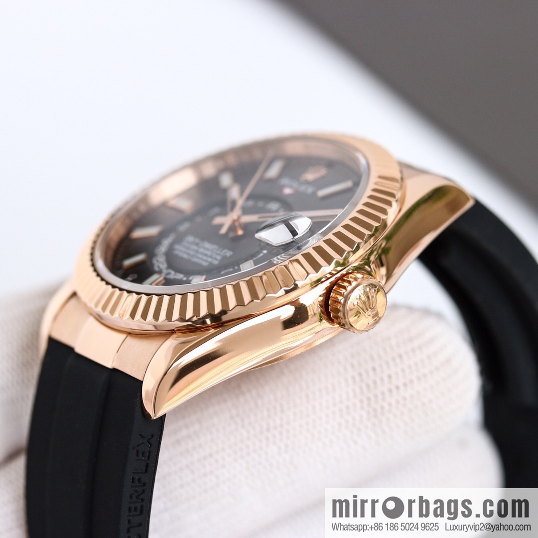 H8 Rolex Sky-Dweller Skywalker Rolex Ring Command Triangle Pit Pattern