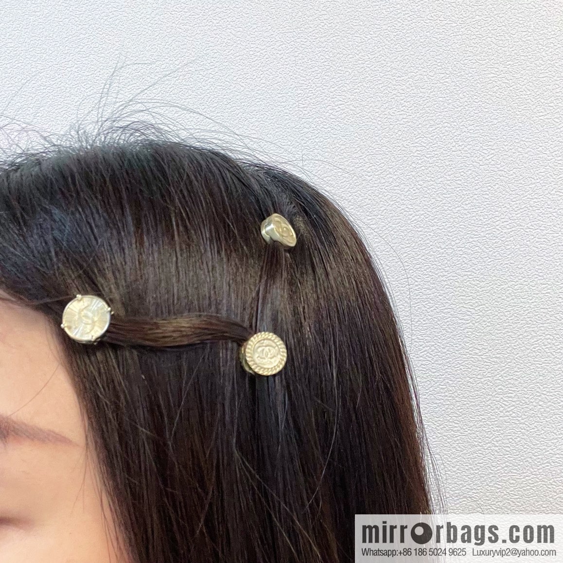 New ☑️ Chanel gold double c button hairpin hairpin
