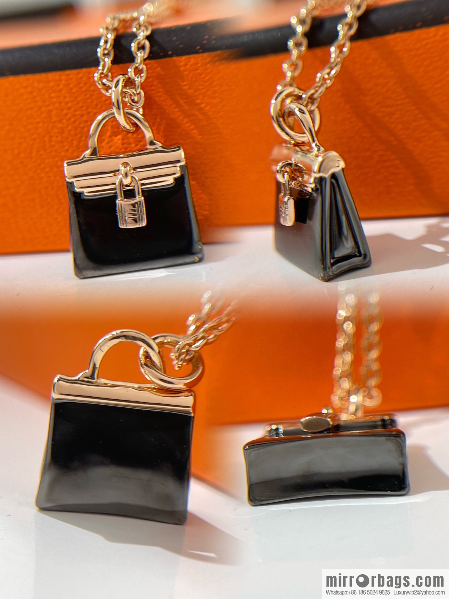 New ☑️ Hermès HERMES black necklace