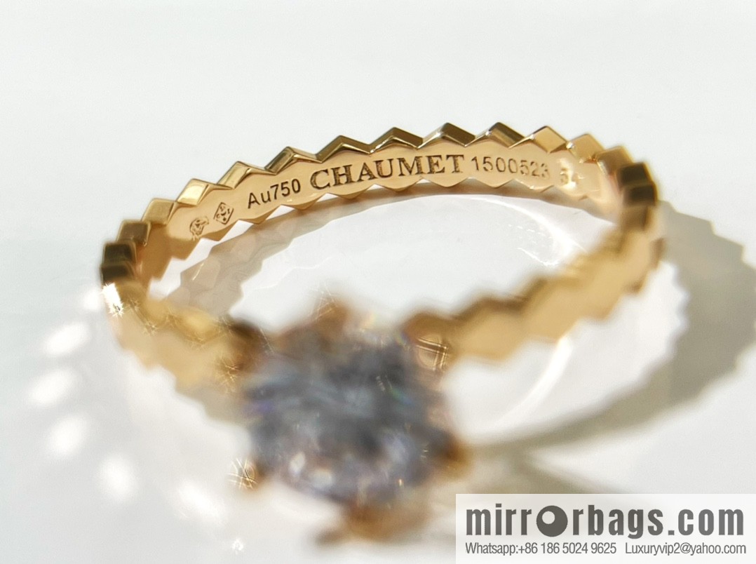 Chaumet Paris six-claw diamond ring