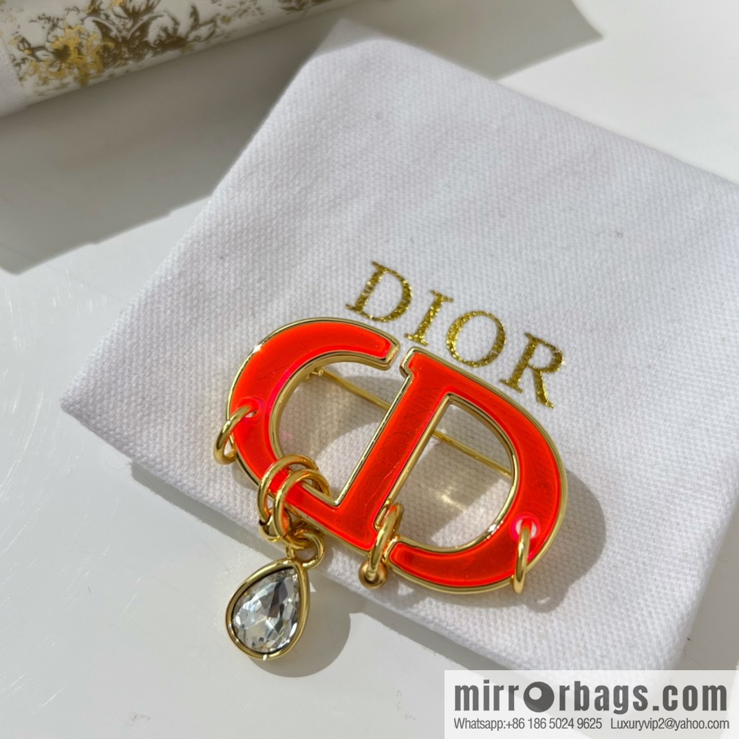 New ☑️ Dior CD brooch necklace earrings