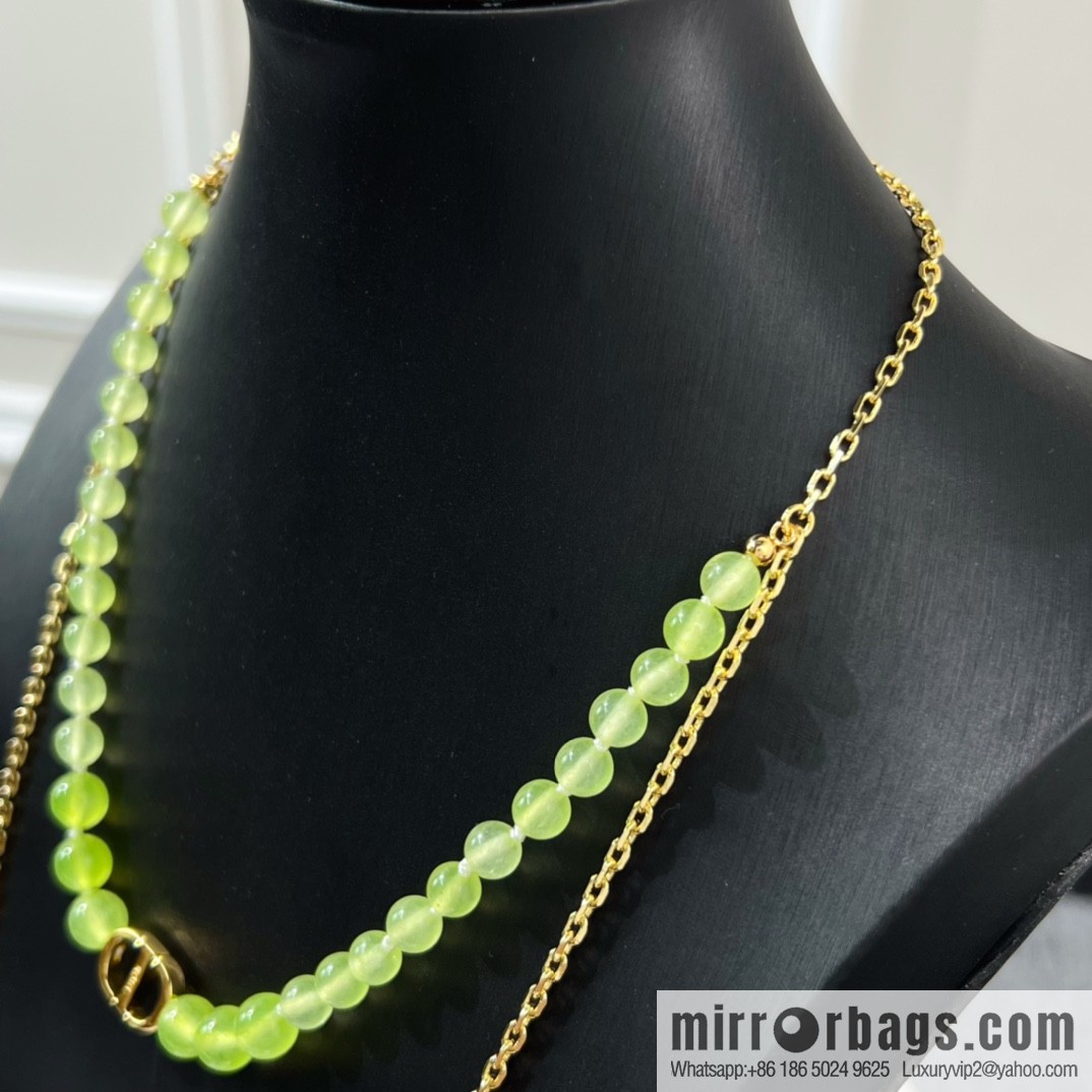 New ☑️ Dior CD Glazed Bead Headphone Chain