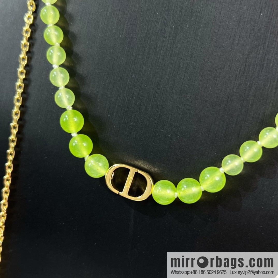 New ☑️ Dior CD Glazed Bead Headphone Chain