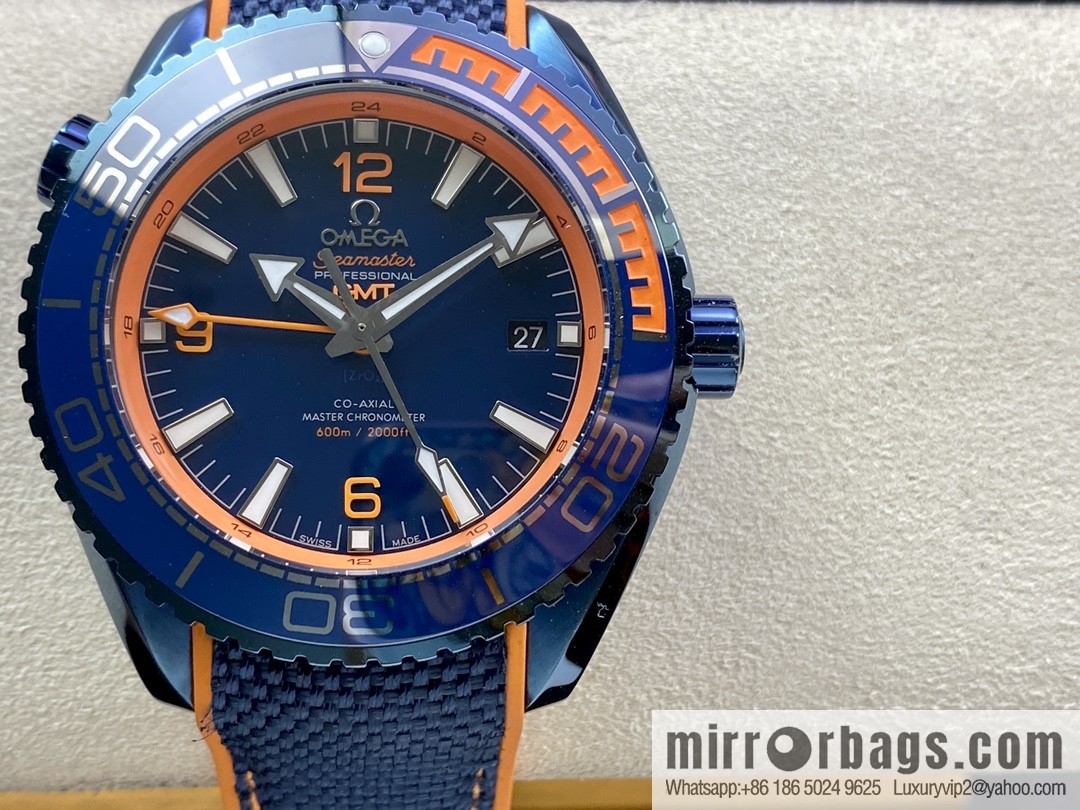 Omega, Deep Sea Blue, Ocean Universe 600 meters GMT Seamaster 600 series automatic mechanical men's watch