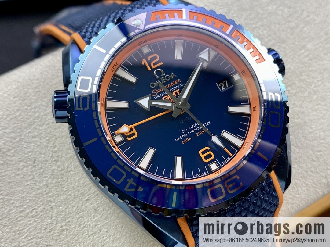 Omega, Deep Sea Blue, Ocean Universe 600 meters GMT Seamaster 600 series automatic mechanical men's watch