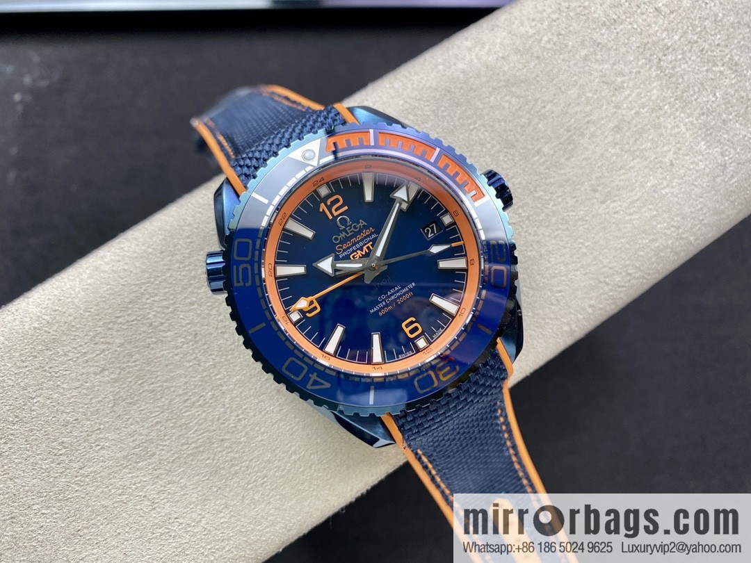 Omega, Deep Sea Blue, Ocean Universe 600 meters GMT Seamaster 600 series automatic mechanical men's watch