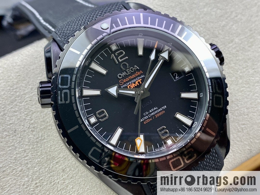 Omega, Deep Sea Blue, Ocean Universe 600 meters GMT Seamaster 600 series automatic mechanical men's watch