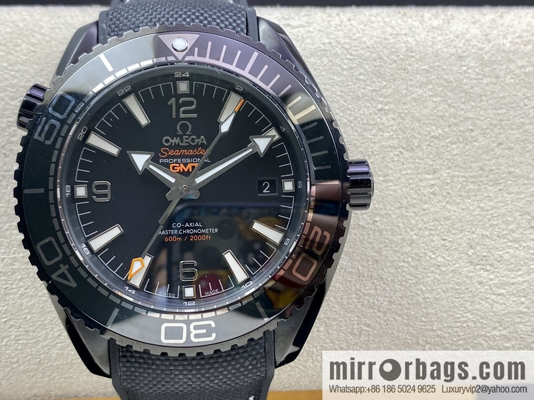 Omega, Deep Sea Blue, Ocean Universe 600 meters GMT Seamaster 600 series automatic mechanical men's watch