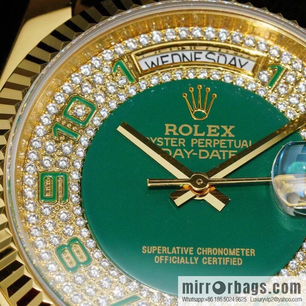 TR Green Enamel Gypsy 36mm Series 118138 Rolex Watch
