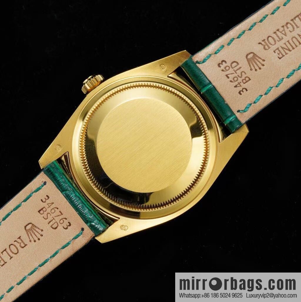 TR Green Enamel Gypsy 36mm Series 118138 Rolex Watch