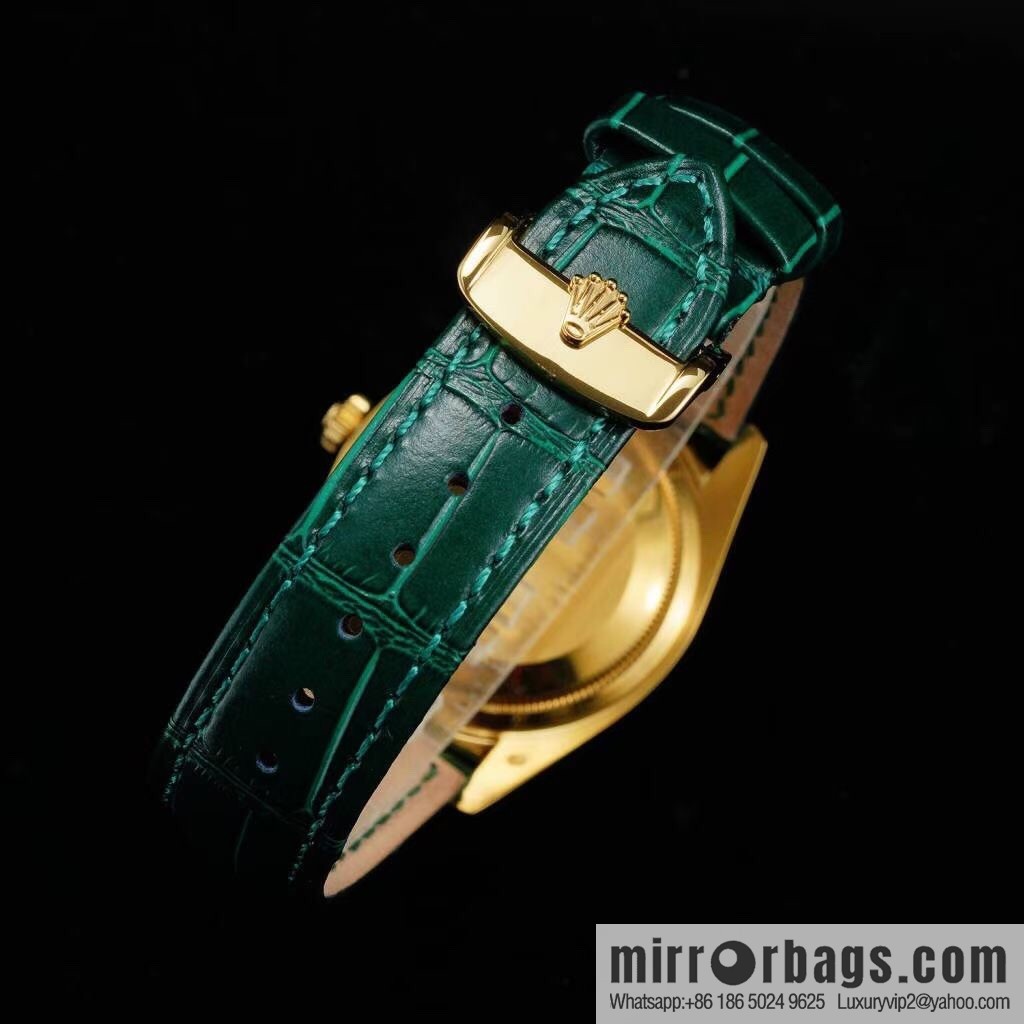 TR Green Enamel Gypsy 36mm Series 118138 Rolex Watch