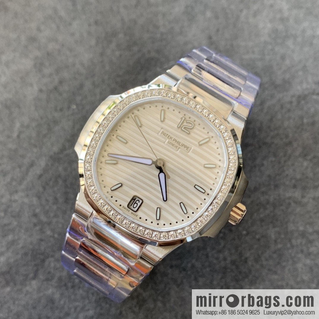 Patek Philippe Sports Elegance Series Nautilus Women's 7118 Model 1. New Customized Edition Cal.324SC Integrated Self-winding Movement