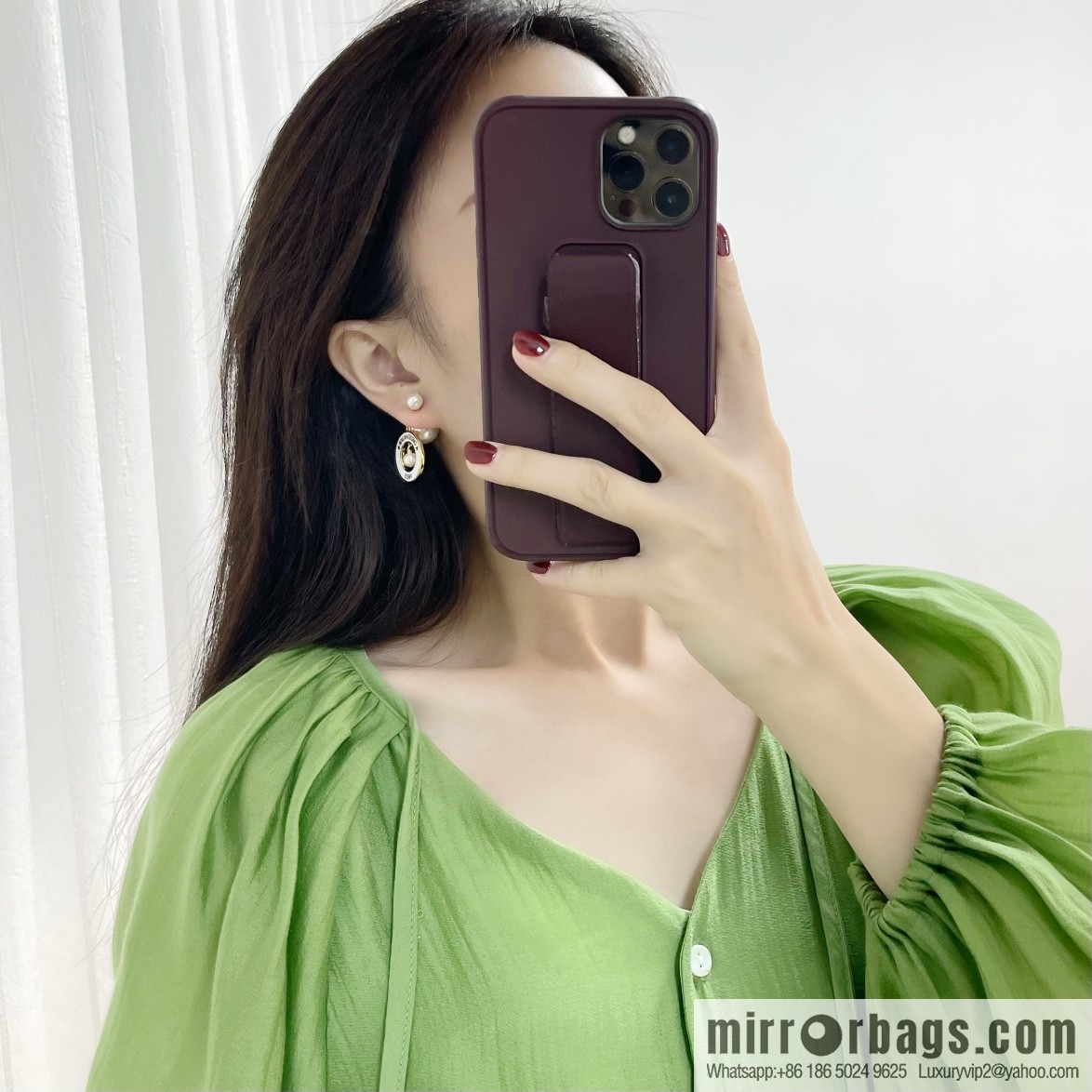 New ☑️ Dior size pearl stud earrings
