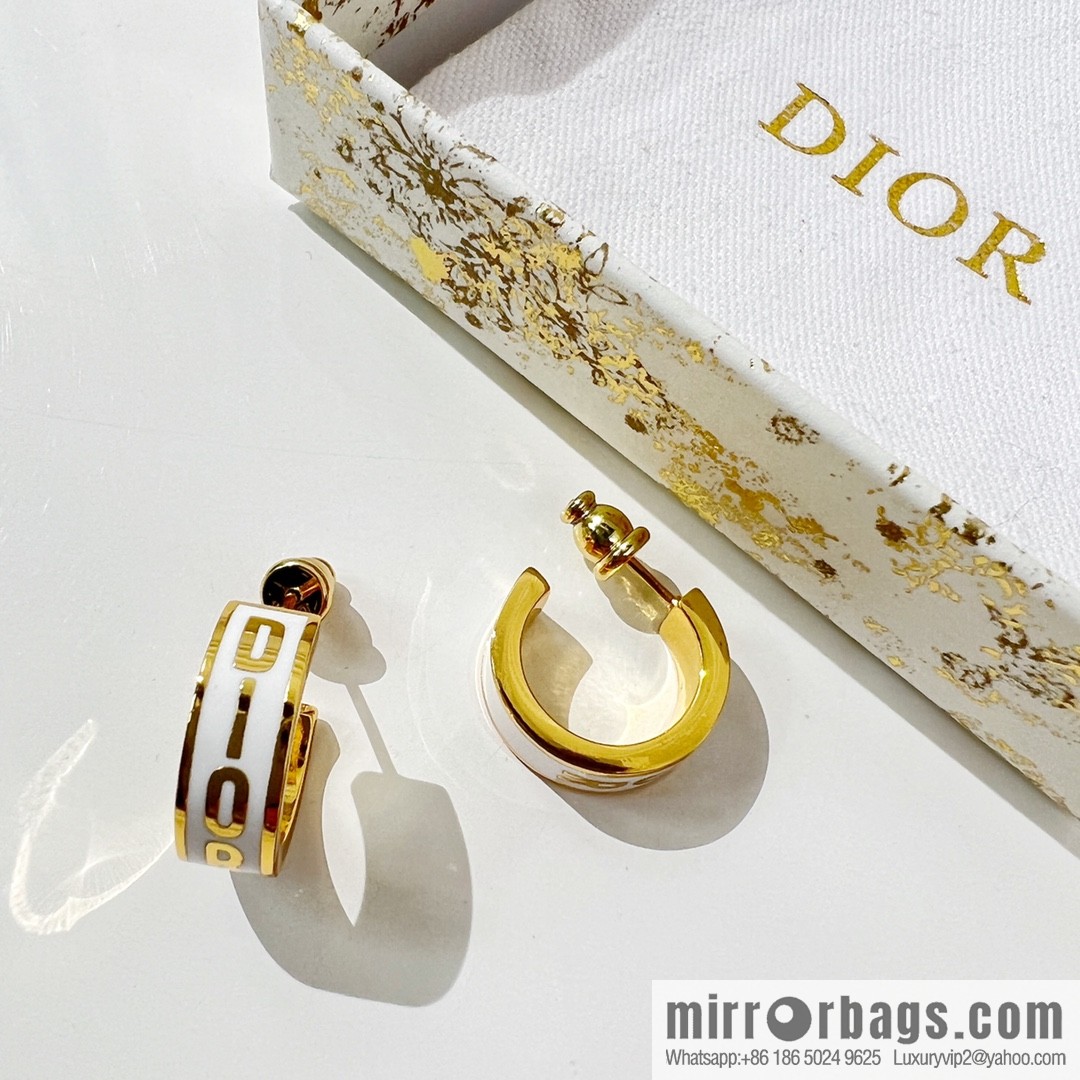 New ☑️ Dior letter stud earrings