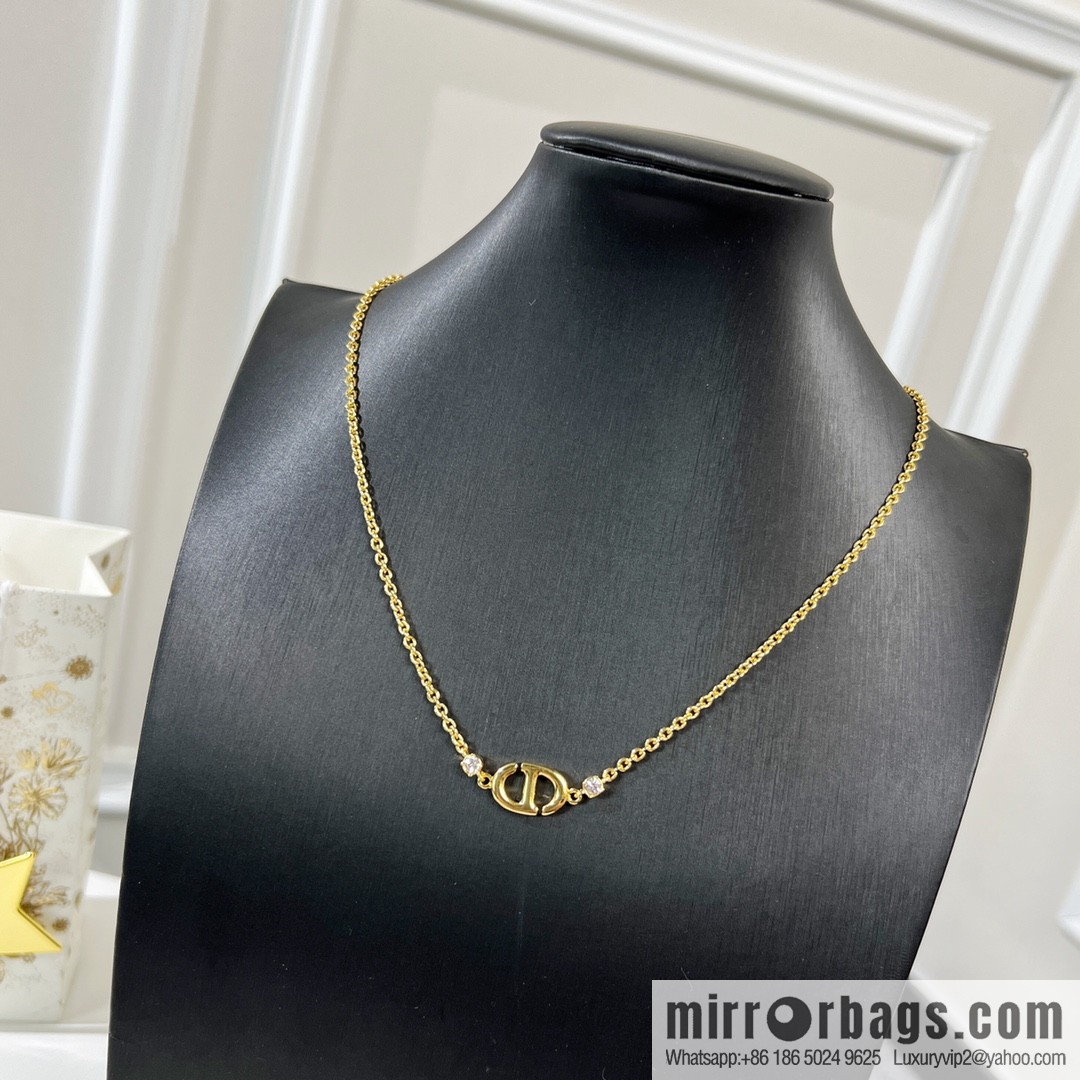 New ☑️ Dior CD Diamond Necklace