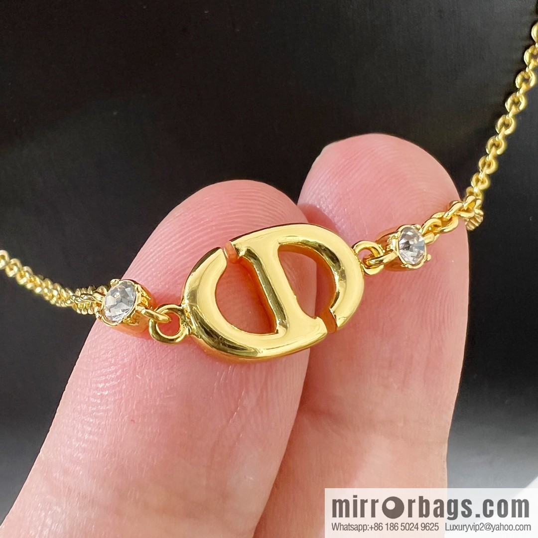 New ☑️ Dior CD Diamond Necklace