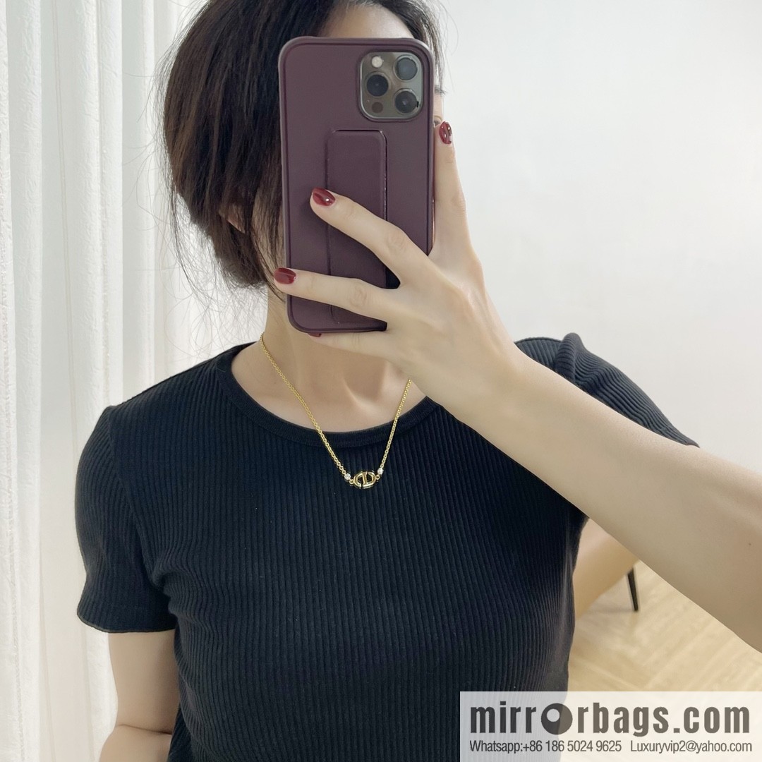 New ☑️ Dior CD Diamond Necklace