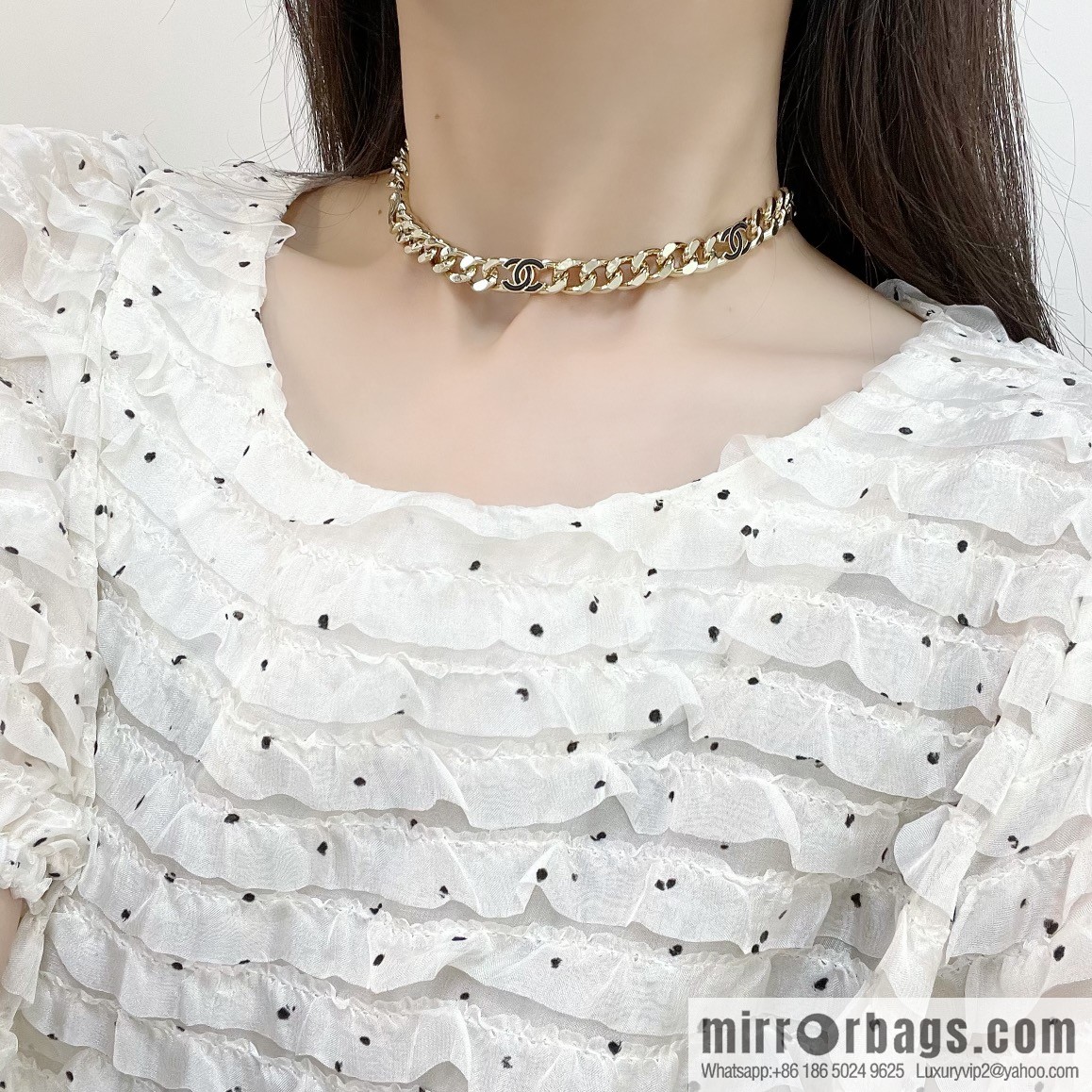 New ☑️ Chanel double c necklace